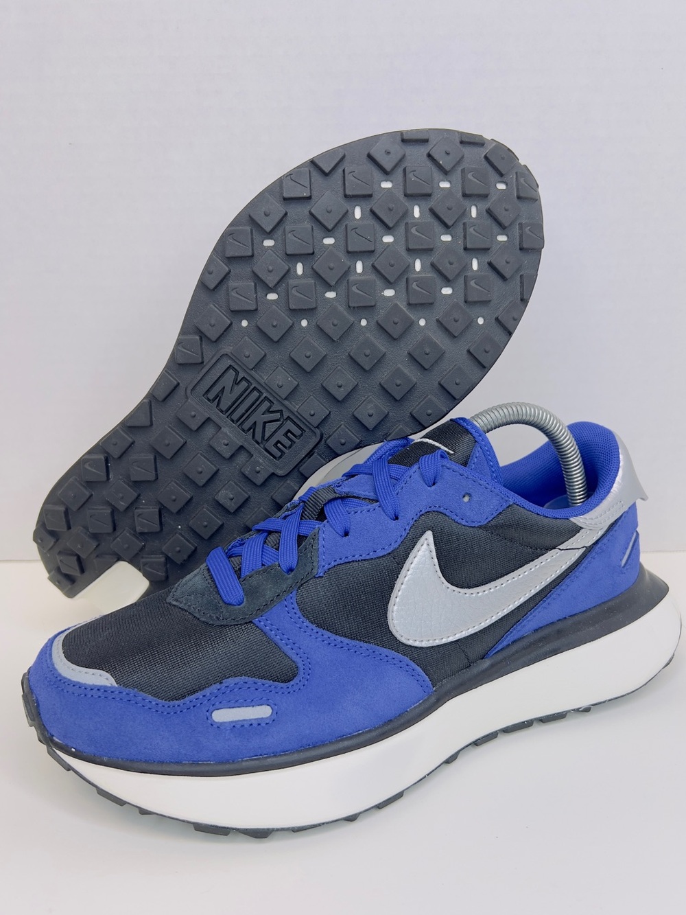 Nike Phoenix Waffle Womens 8.5M Persian Violet/Met. Silver FD2196-500 Tried on